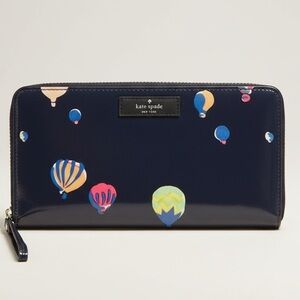 Kate Spade New York Hot Air Balloon Daycation Neda Continental Zip Wallet
